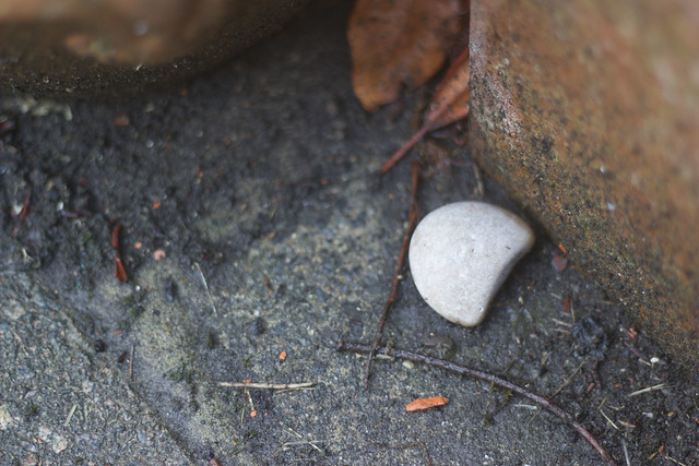 A small stone
